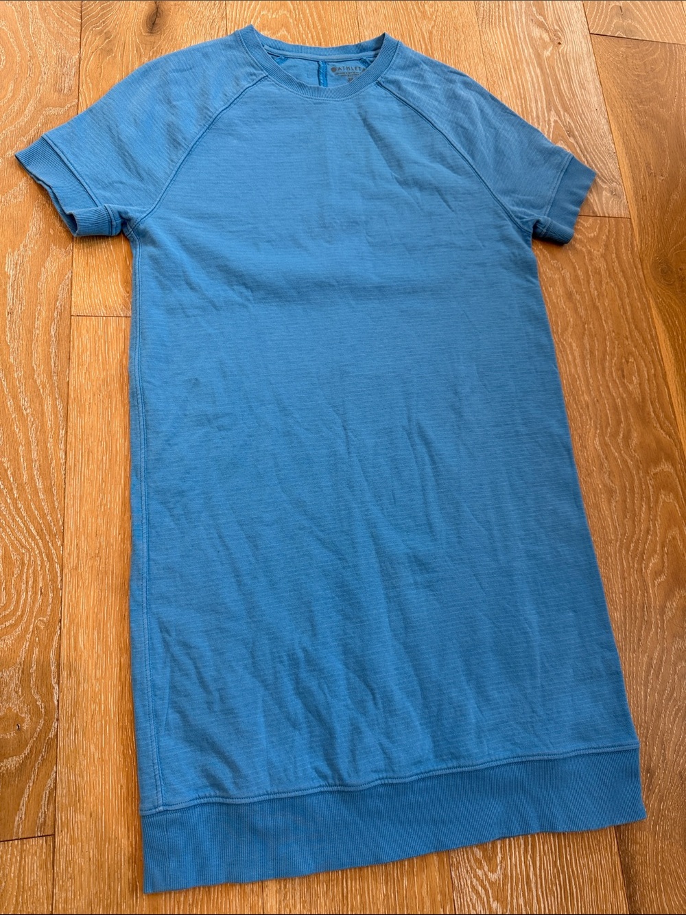 Athleta Blue Sweatshirt Tee Dress Size XS